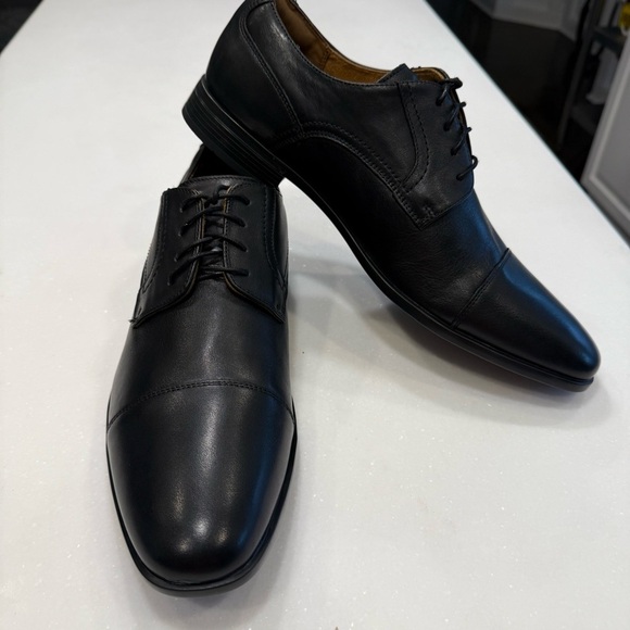 Florsheim Men’s Zaffiro Cap Toe Oxford Black Leather, Size 10.5 M NEW main image 8